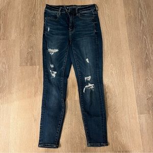 american eagle super high rise jegging